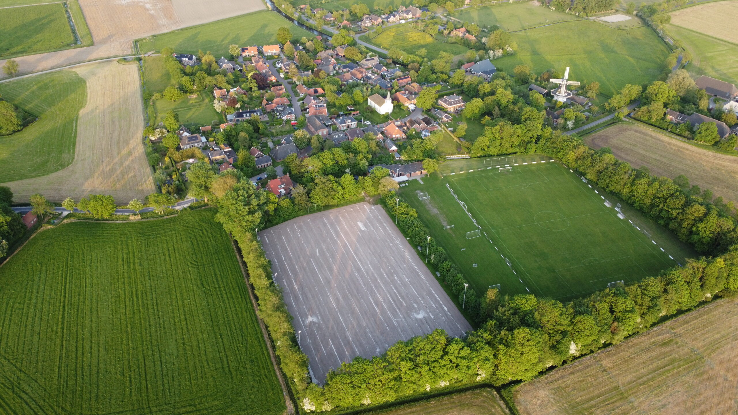 Sportpark uit de lucht